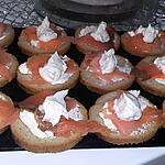 recette Toast de saumon a la sauce au saint moret et au citron