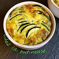 recette Minis clafoutis aux courgettes et coriandre