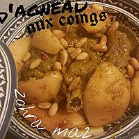 recette Tagine d'agneau aux coings caramélisés