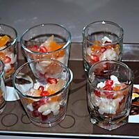 recette TARTARE DE ST JACQUES AUX AGRUMES EN VERRINE