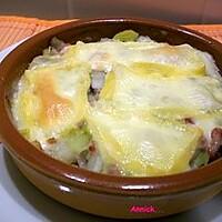 recette endives & poireaux en tartiflette