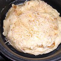 recette PUREE MAISON AUX OIGNONS CONFITS ET GRUYERE RAPE