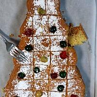 recette Gateau au yaourt sapin de Noel