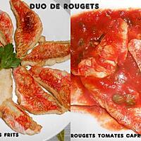 recette DUO DE FILETS DE ROUGETS