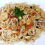 recette Nouilles chinoises terre mer