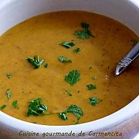 recette Potage de potimarron châtaigne et tremble