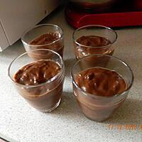recette Crèmes chocolat au lait de noisettes