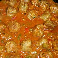 recette Boulettes sauce curry