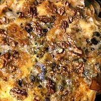 recette TARTE  CROUSTILLANTE  AU  BLEU  D'AUVERGNE