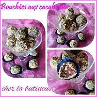 recette Bouchées  sans cuisson  aux cacahuètes