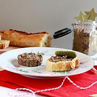 recette Pâté végétal : tofu fumé, lentilles vertes, champignons et châtaignes