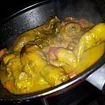 recette Ragoût de poulet au carottes et champignon epicée au cumin