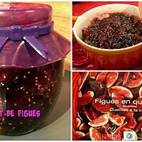 recette CONFIT DE FIGUES