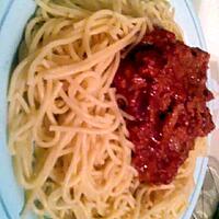 recette SPAGHETTI BOLOGNAISE