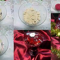 recette coupes vacherin.vanille/framboise.