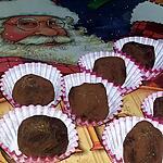 recette Truffes au chocolat et a la crème de marron