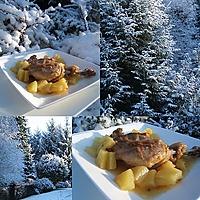 recette Cuisses de canard à l'ananas