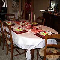 recette Déco de table de Noël