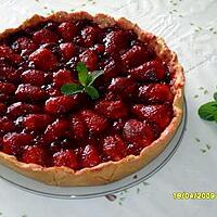 recette tarte aux fraises