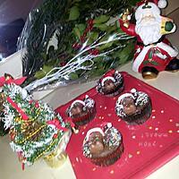 recette Cupcakes *Papa noel ourson* de Noel