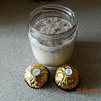 recette Yaourts aux Ferrero rochers