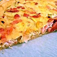 recette ~ Tarte oignons lardons ~