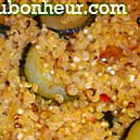 recette Quinoa aux légumes fondants, sésame et noisettes concassées, façon risotto