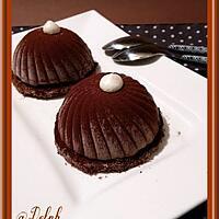 recette Dômes Chocolat noir et Noix de coco