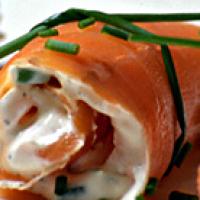 recette ROULE DE SAUMON FUME