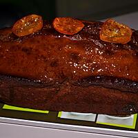 recette CAKE CHOCOLAT MANDARINE CONFITE