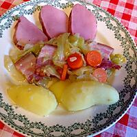 recette Potée de chou pointu au lard et filet pur de porc Ardennais