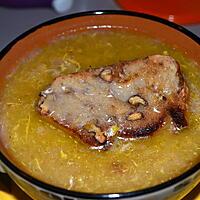 recette SOUPE A L'OIGNON