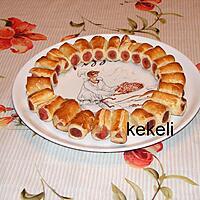 recette Couronne de Noël feuilletée