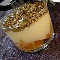 recette Verrine matinale  –  granola maison en exotisme ou en douceur