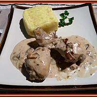 recette Poulet à la crème et aux herbes