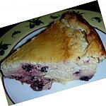 recette Aérien de Noël ou Tarte au fromage blanc au cassis sans pâte