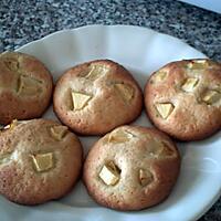 recette COOKIES AUX POMMES MIEL ET NOIX DE COCO