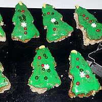 recette Petits gâteau sapin de Noël