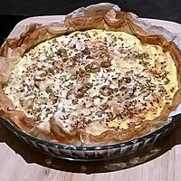 recette tarte au thon et légumes