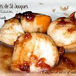recette Noix de st Jacques au porto et aux échalotes