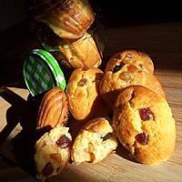 recette Madeleines au fruit confit