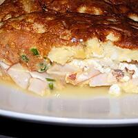 recette Omelette au poulet (compatible dukan)