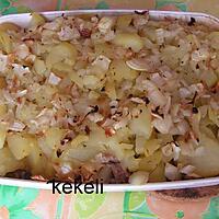 recette Gratin de pomme de terre au jarret de porc