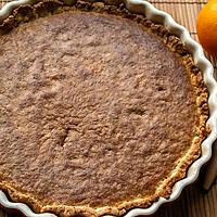 recette Tarte aux noisettes et zestes d'orange