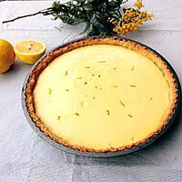 recette Tarte aux deux citrons, pâte croustillante à la noisette