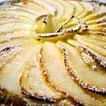 recette Tarte fine aux pommes et crème d'amandes...