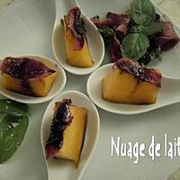 recette SUSHIS de MELON au MAGRET FUME