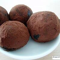 recette Truffes douceur au chocolat noir