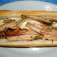 recette SANDWICH SARDINES