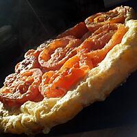 recette Tarte tatin au tomates et chévre frais